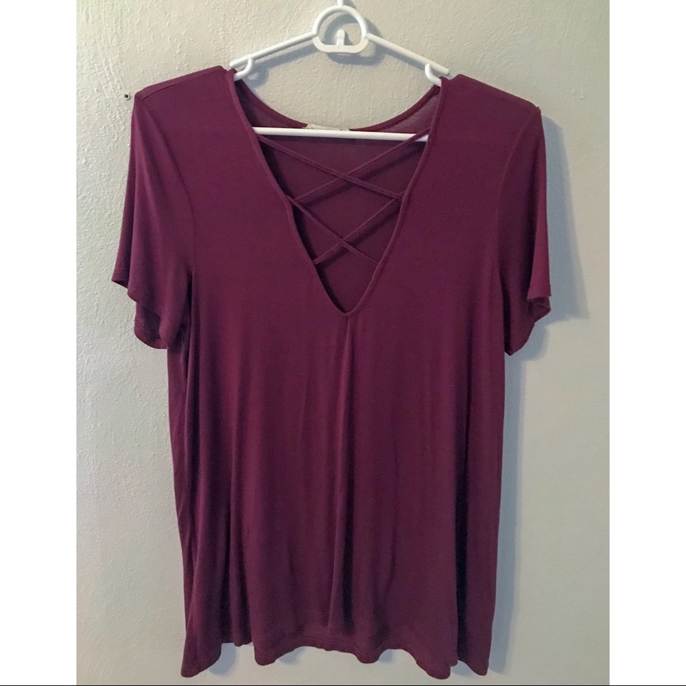 Long strappy shirt